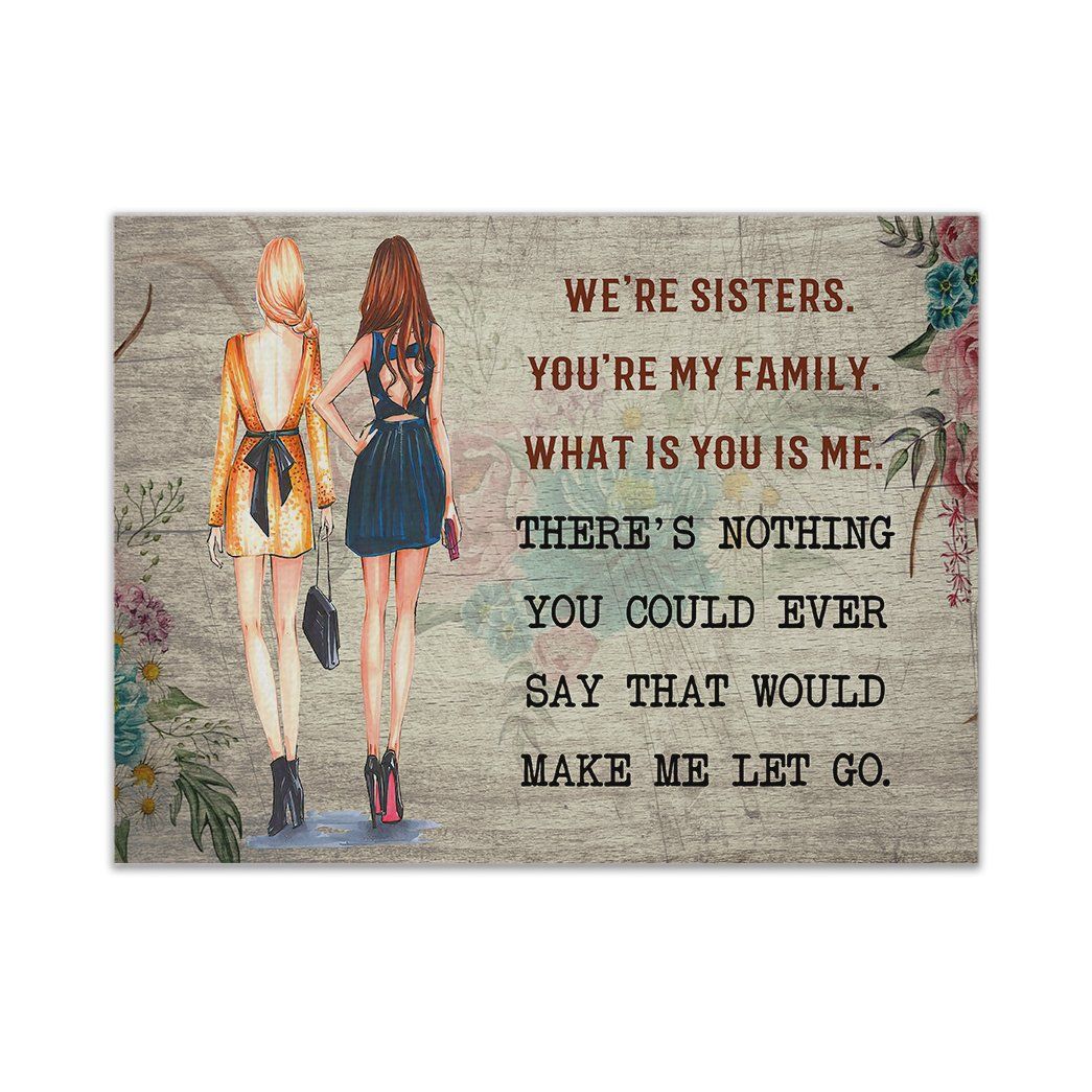 Gearhuman 3D We Are Sisters Canvas GB04034 Canvas 1 Piece Non Frame M