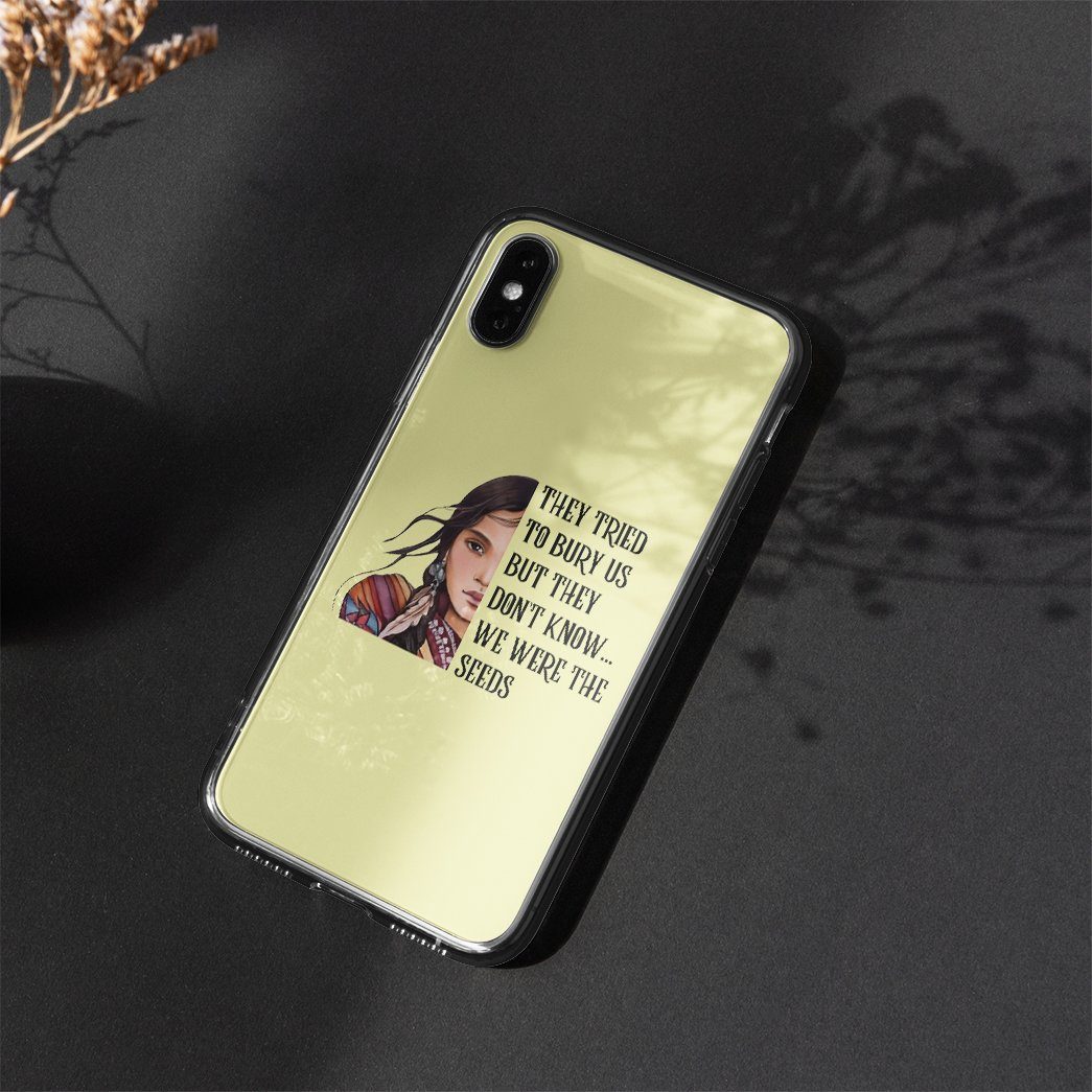 GearHuman 3D We Were The Seeds Custom Phone Case GR04016 Glass Phone Case 