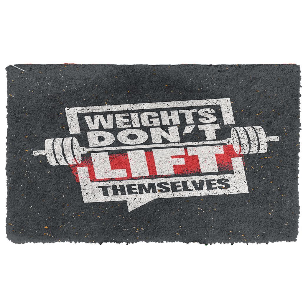 Gearhuman 3D Weight Do not Lift Themselves Gym Doormat ZK1006215 Doormat Doormat S(15,8inchx23,6inch) 