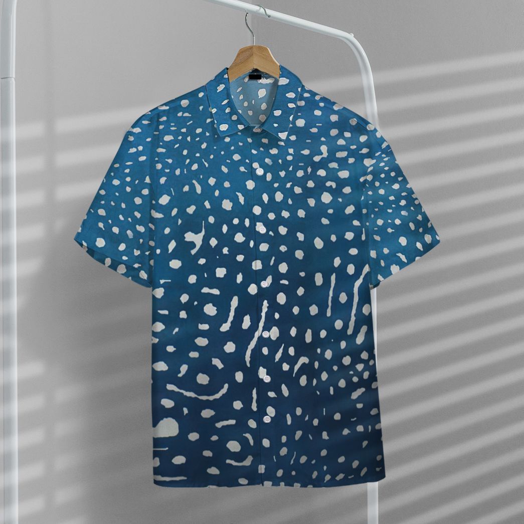 Gearhuman 3D Whale Shark Skin Hawaii Shirt ZK2106212 Short Sleeve Shirt 