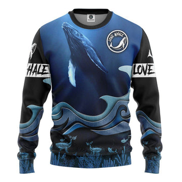 Gearhumans 3D Whale Watching Custom Tshirt Hoodie Apparel