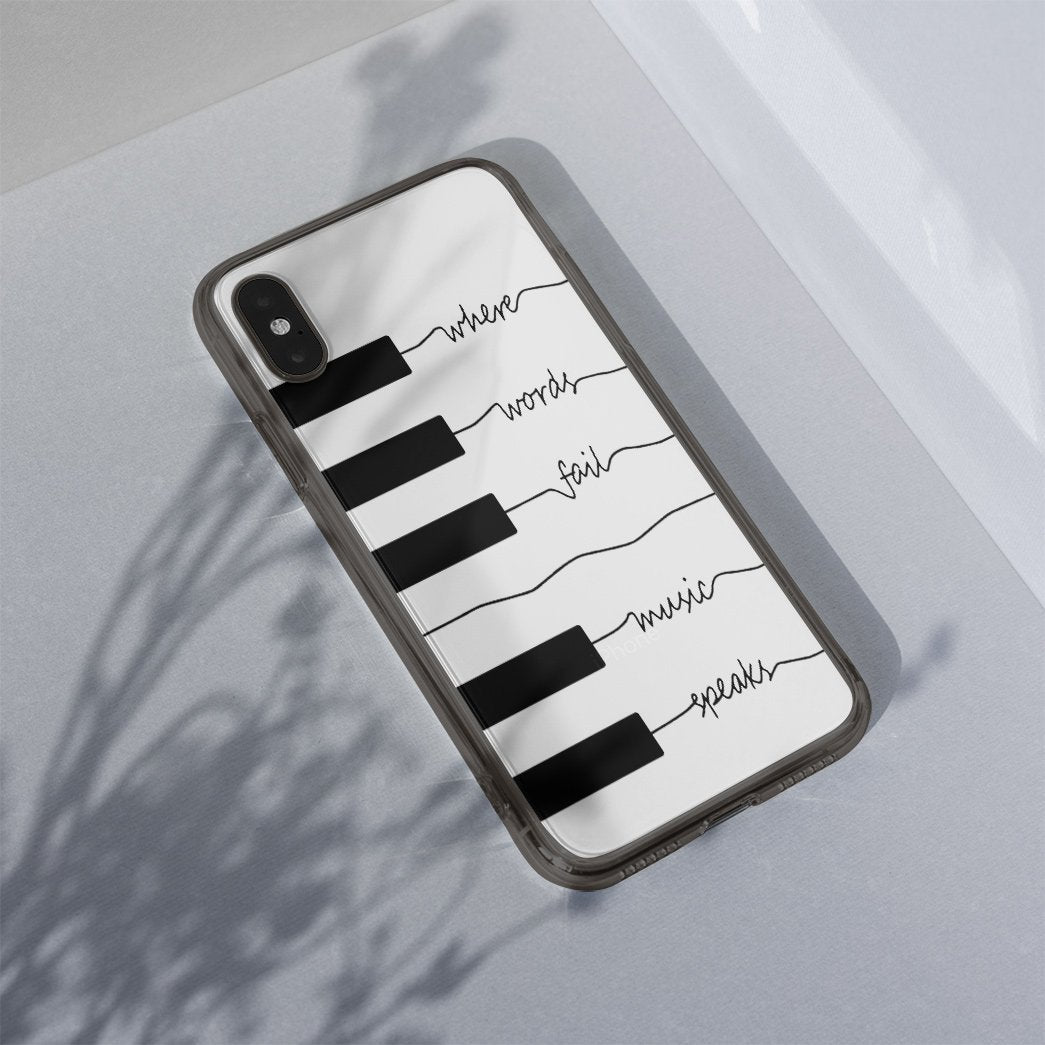 Gearhumans 3D Where Words Fail Piano Custom Phonecase Gearhumans 3D Where Words Fail Piano Custom Phonecase
