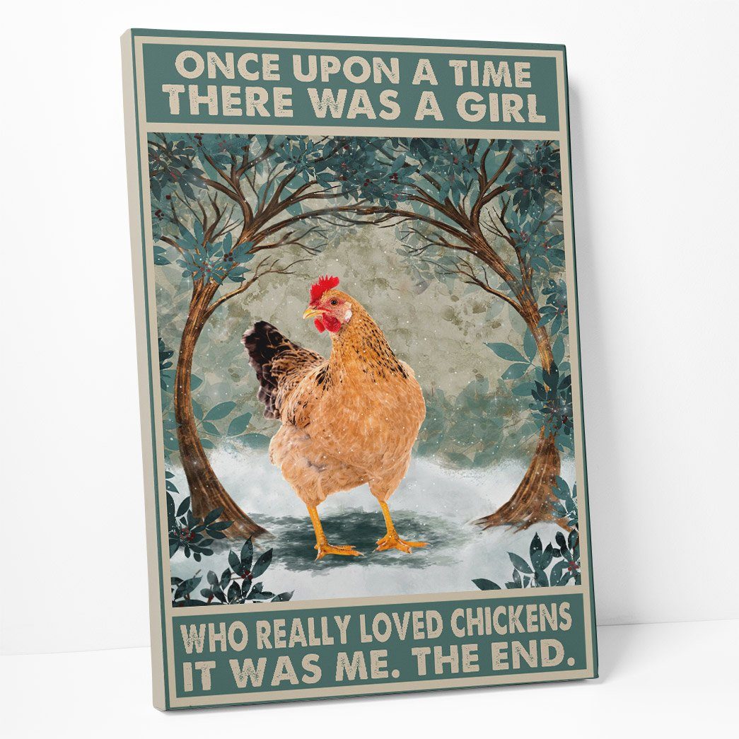 Gearhuman 3D Who Really Loved Chicken Canvas GB220224 Canvas