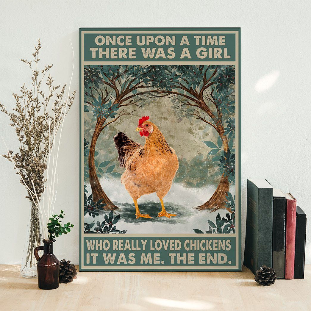 Gearhuman 3D Who Really Loved Chicken Canvas GB220224 Canvas