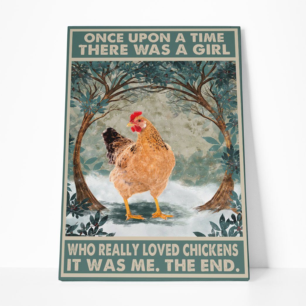 Gearhuman 3D Who Really Loved Chicken Canvas GB220224 Canvas