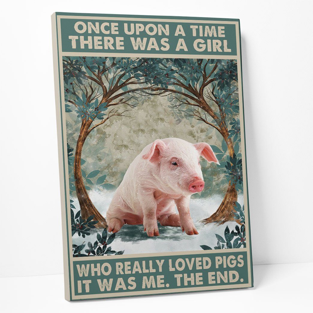 Gearhuman 3D Who Really Loved Pig Canvas GB220222 Canvas