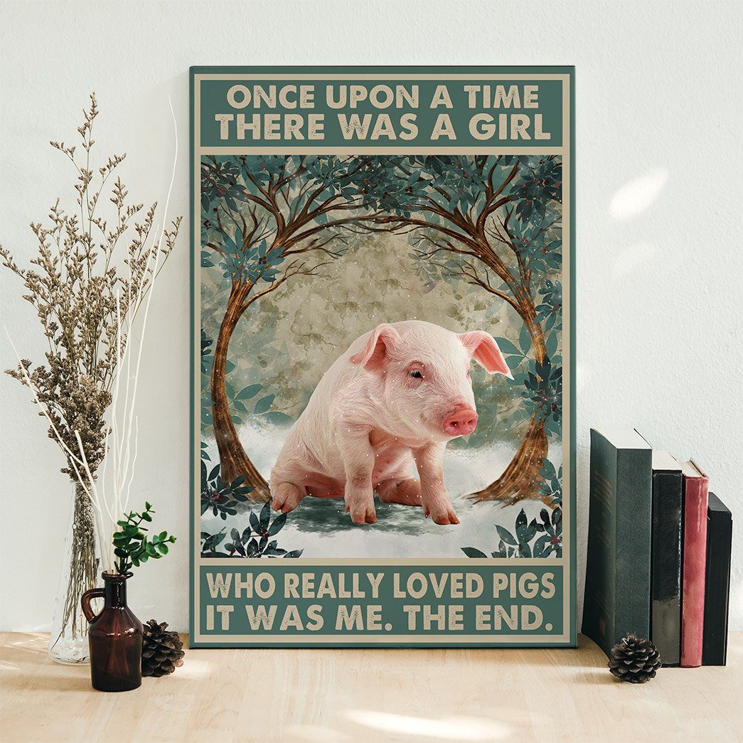 Gearhuman 3D Who Really Loved Pig Canvas GB220222 Canvas