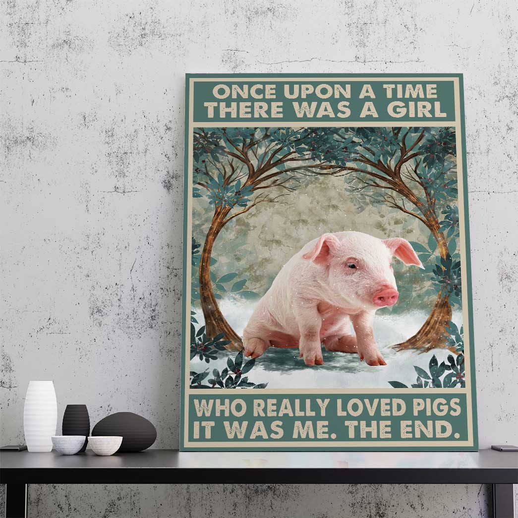 Gearhuman 3D Who Really Loved Pig Canvas GB220222 Canvas