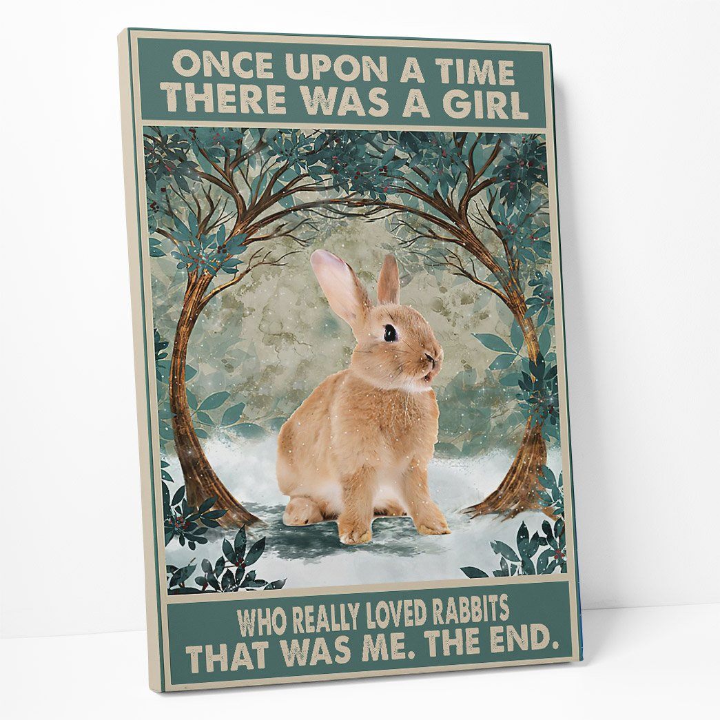 Gearhuman 3D Who Really Loved Rabbit Canvas GB222229 Canvas