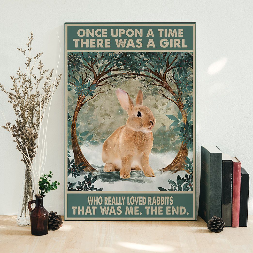 Gearhuman 3D Who Really Loved Rabbit Canvas GB222229 Canvas