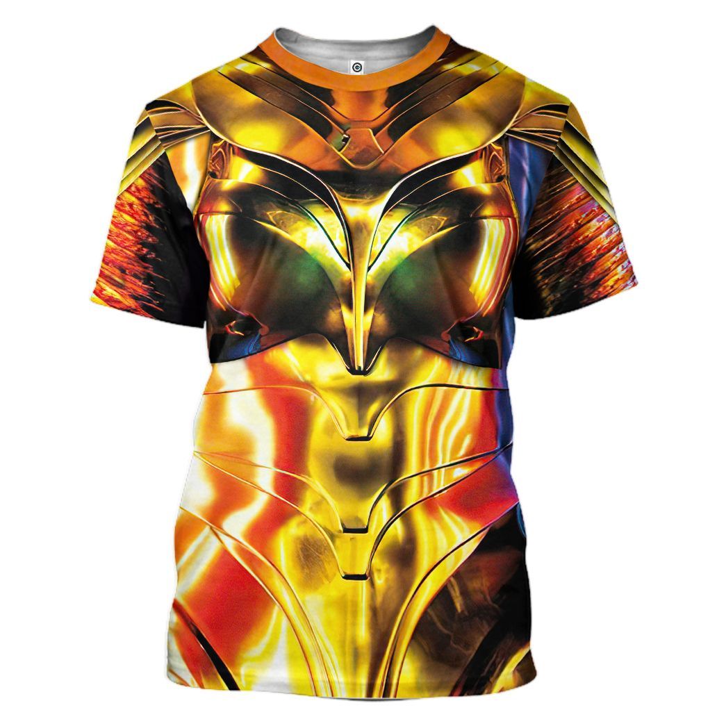 Gearhuman 3D Wonder Woman 1984 Colourful Custom Tshirt Hoodie Appreal CU03121 3D Apparel T-Shirt S 