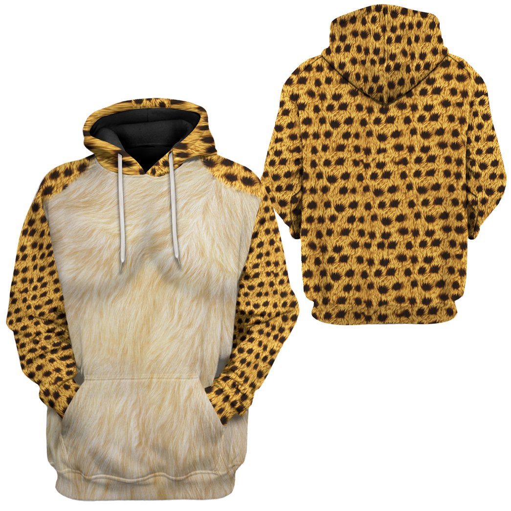 Gearhuman 3D WW84 Cheetah Cosplay Custom Hoodie Apparel GV250810 3D Custom Fleece Hoodies 