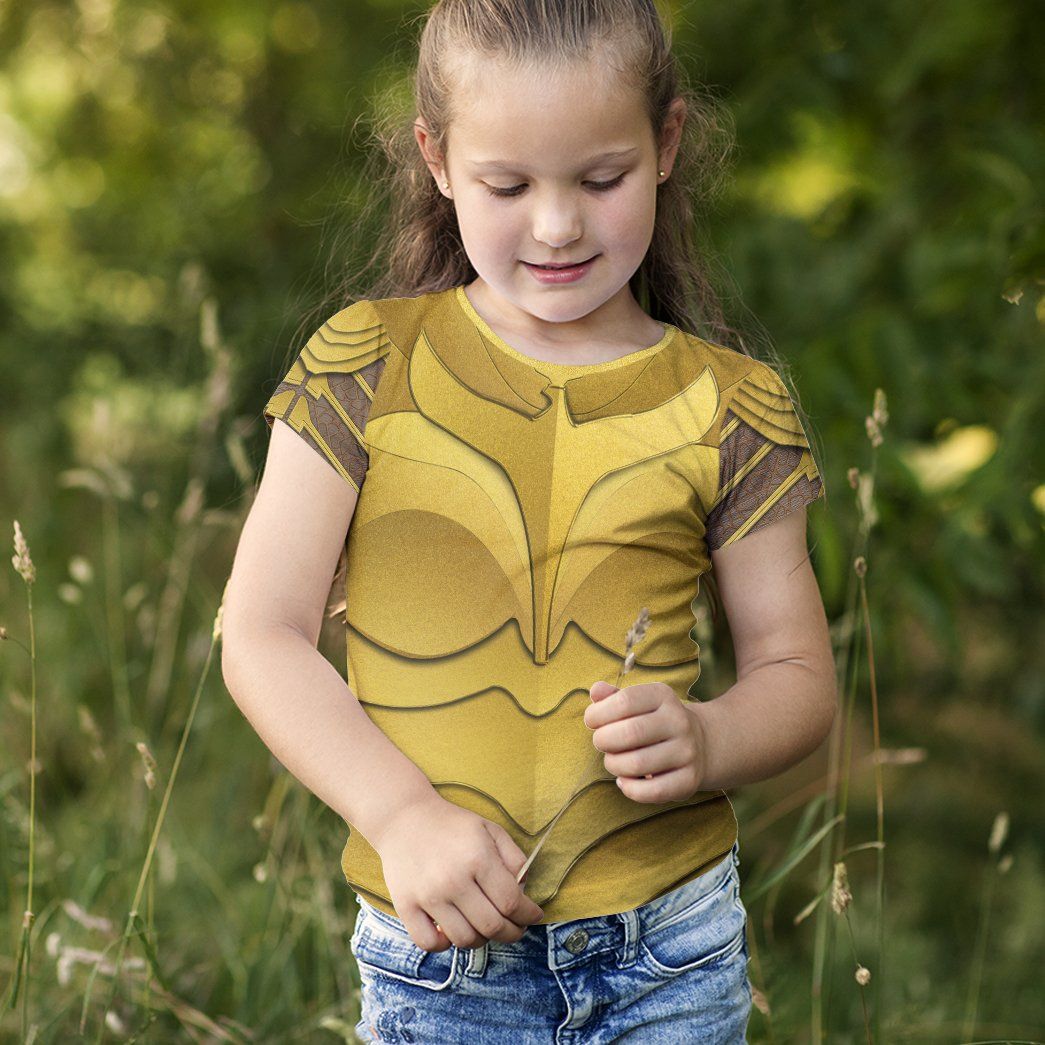 Gearhuman 3D WW84 Wonder Woman Custom Tshirt Hoodie Apprael Kids GV17121 Kid 3D Apparel 