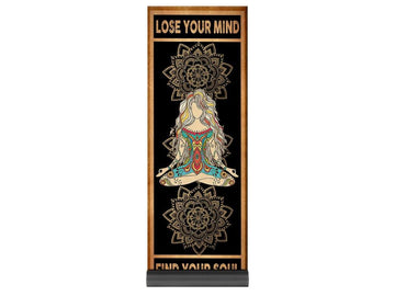 Gearhuman 3D Yoga Lose Your Mind Find Your Soul Custom Yoga Mat GW1706215 Yoga Mat Yoga Mat 71.37"x26.52" 