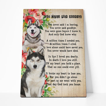 Gearhumans 3D You Never Say Goodbye Husky Canvas