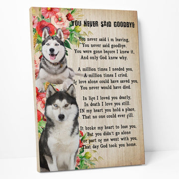 Gearhumans 3D You Never Say Goodbye Husky Canvas