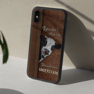 Gearhumans 3D You Will Never Understand Cow Phonecase
