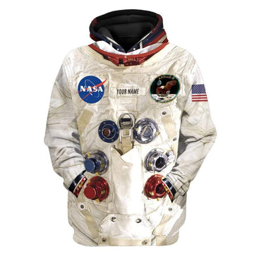 Gearhuman [50th Anniversary] 3D Custom Name Armstrong Spacesuit Apparel GHC0000 3D Custom Fleece Hoodies Hoodie S 