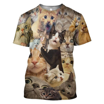 Gearhumans Kitty Cat T-Shirt