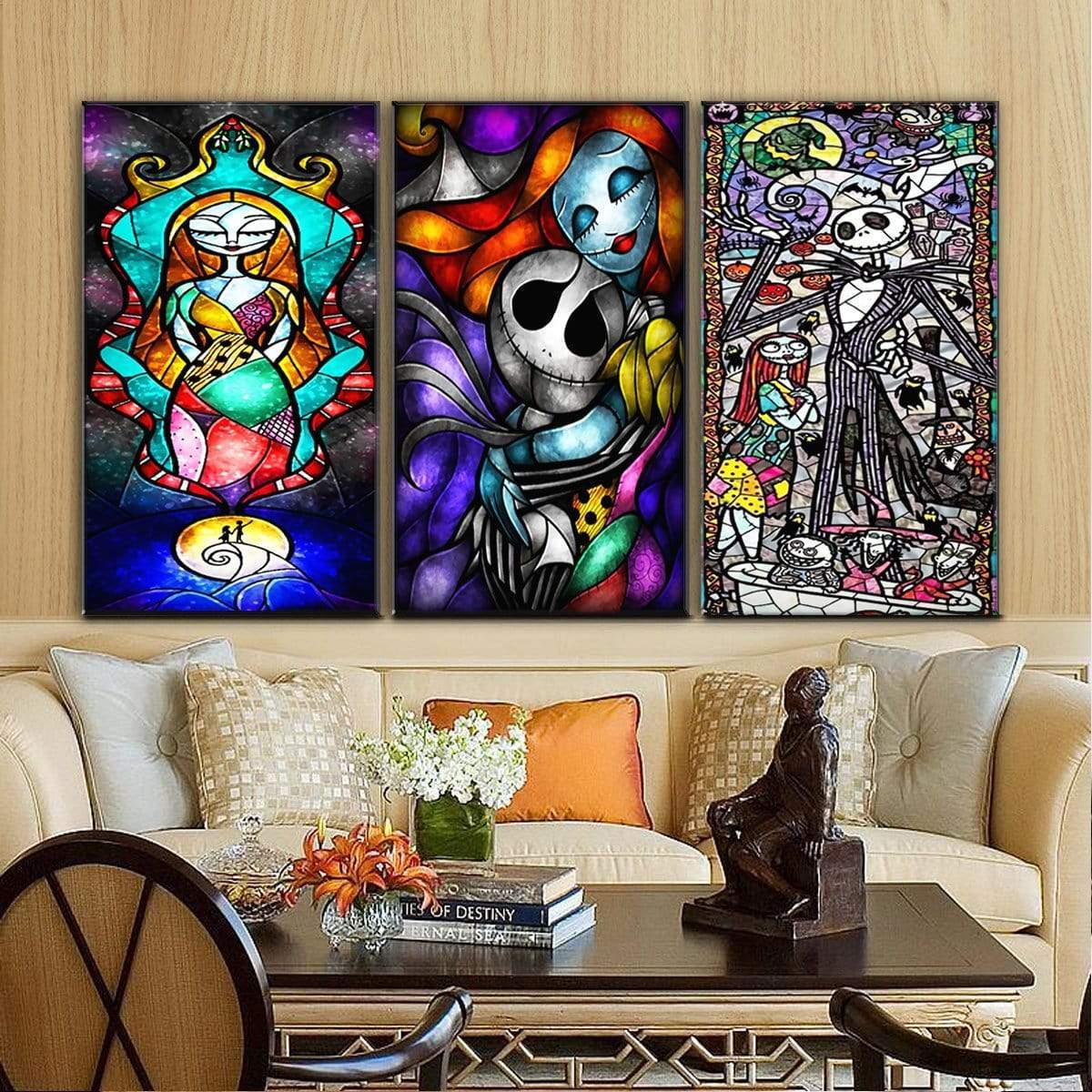Gearhuman NIGHTMARE BEFORE CHRISTMAS CV110113 Canvas Cotton 3 Pieces Large 