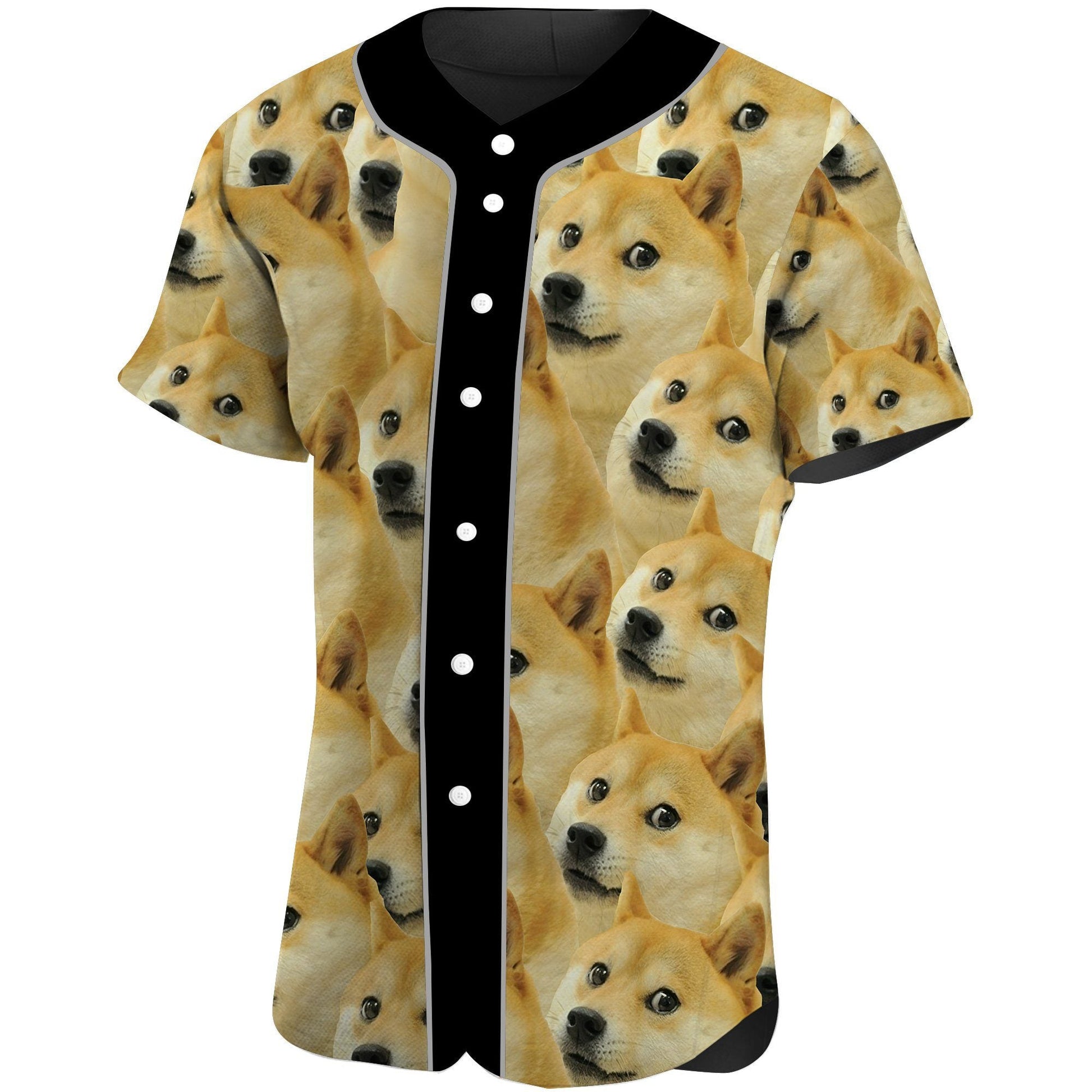 Gearhumans 3D A Lot Of Doges Custom Jersey Shirt GO01072116 Jersey Shirt 