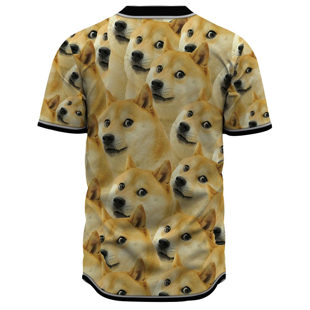 Gearhumans 3D A Lot Of Doges Custom Jersey Shirt GO01072116 Jersey Shirt 