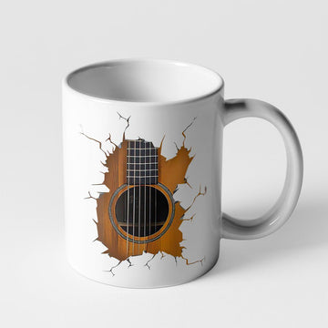 Gearhumans 3D Acoustic Guitar Custom Name Mug ZK2405213 Mug 