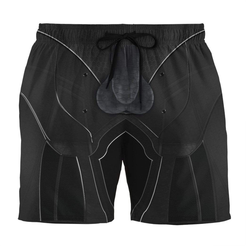Gearhumans 3D Adam Batman Custom Summer Beach Shorts Swim Trunks GN22063 Men Shorts Men Shorts S 