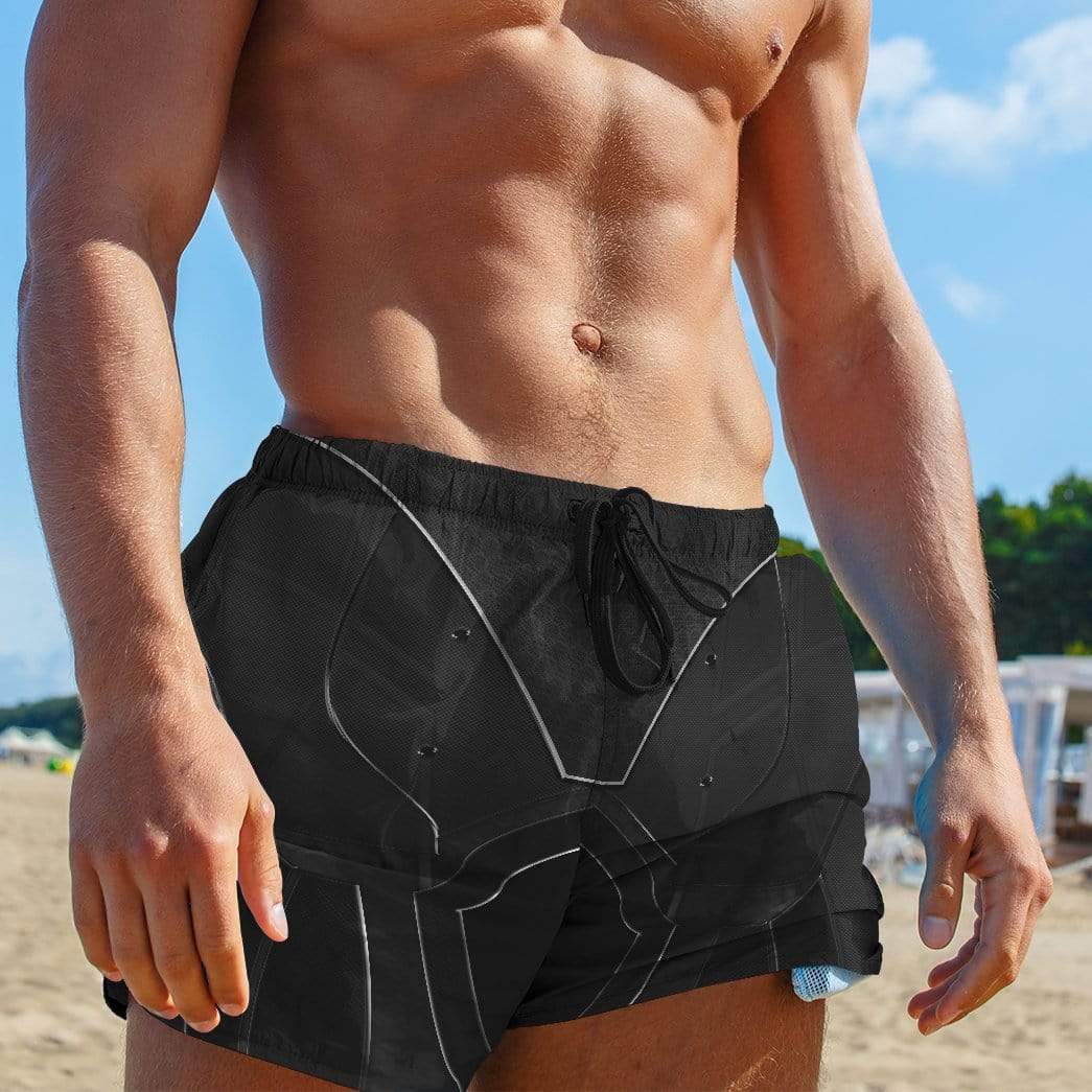Gearhumans 3D Adam DARTH VADER Custom Summer Beach Shorts Swim Trunks GN02073 Men Shorts