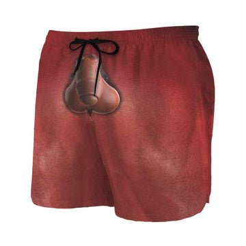 Gearhumans 3D Adam HELLBOY Custom Summer Beach Shorts Swim Trunks