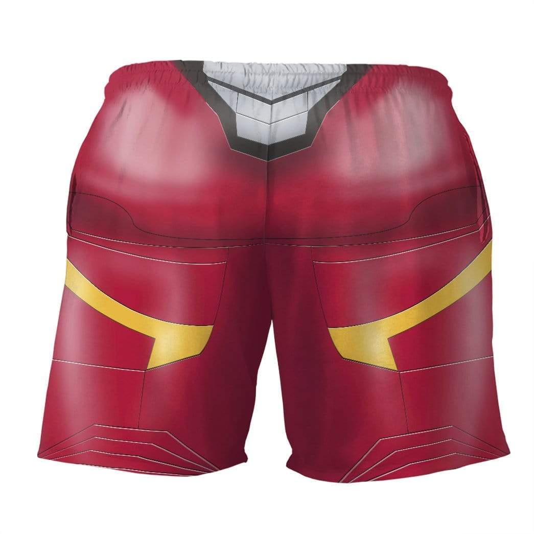 Gearhumans 3D Adam IRONMAN Custom Summer Beach Shorts Swim Trunks GN22061 Men Shorts 