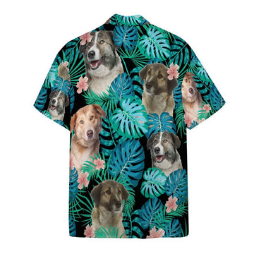 Gearhumans 3D Aidi Dog Summer Custom Short Sleeve Shirt