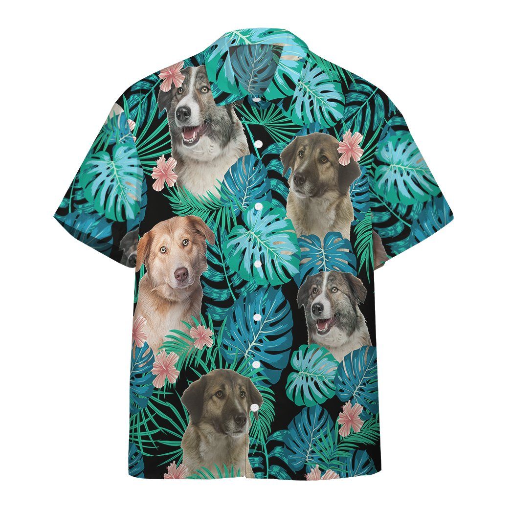 Gearhumans 3D Aidi Dog Summer Custom Short Sleeve Shirt GW1905211 Hawai Shirt Short Sleeve Shirt S 