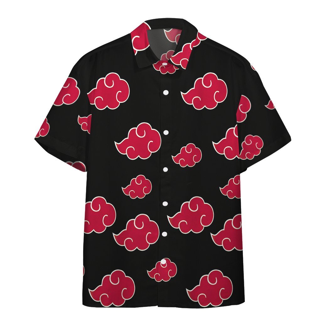 Gearhumans 3D Akatsuki Hawaii Shirt ZK13049 Hawai Shirt Short Sleeve Shirt S 