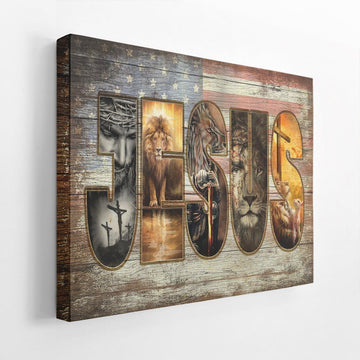 Gearhumans 3D Amazing Jesus Custom Canvas