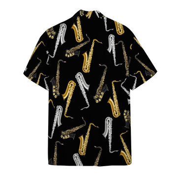 Gearhumans 3D Amazing Saxophone Custom Hawaii Shirt