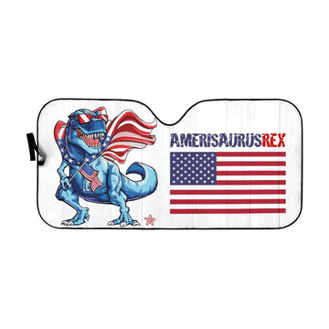 Gearhumans 3D Ameri Saurus Custom Car Auto Sunshade