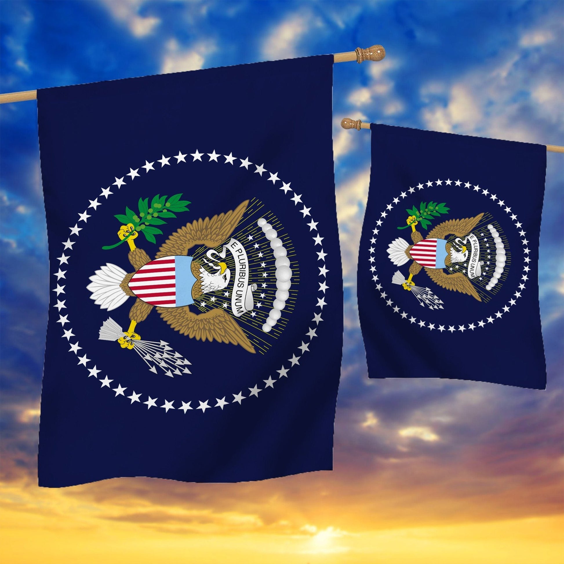 Gearhumans 3D American POTUS Custom Flag GW25062124 House Flag 