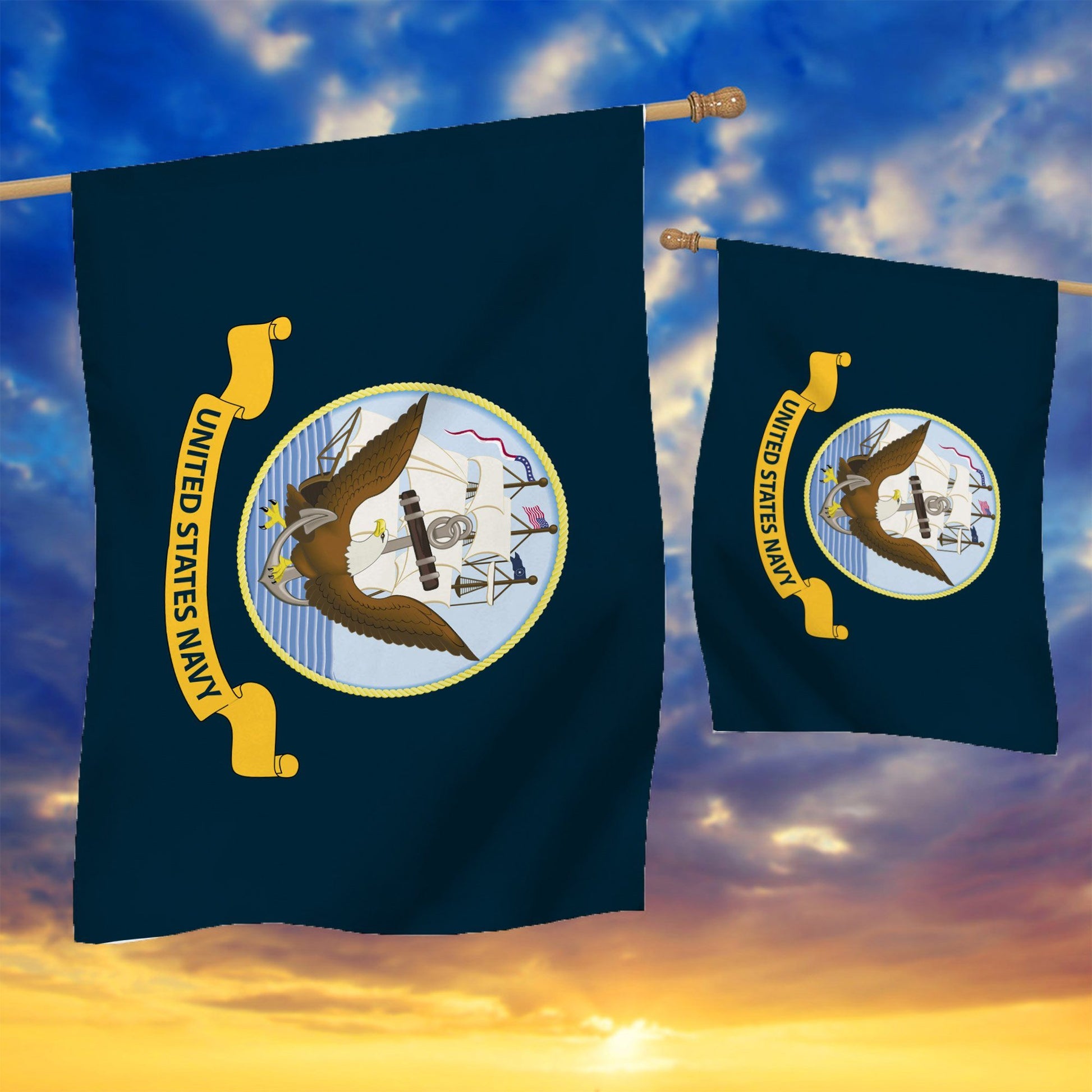 Gearhumans 3D American US Navy Custom Flag GW25062119 House Flag 