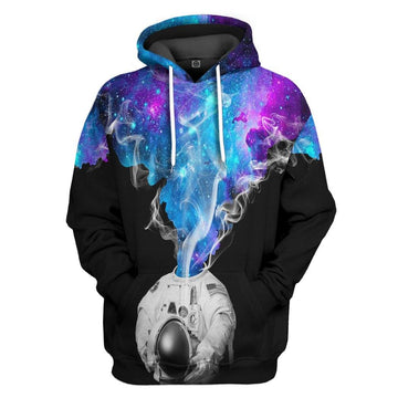 Gearhumans 3D Astronaut Galaxy Custom Tshirt Hoodie Apparel