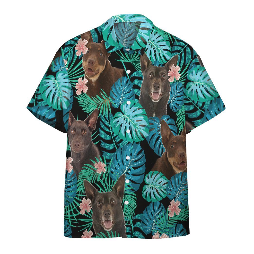 Gearhumans 3D Australian Kelpie Dog Summer Custom Short Sleeve Shirt GW1905218 Hawai Shirt Short Sleeve Shirt S 