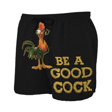 Gearhumans 3D Be a good cock, Stop staring at my cock Beach Shorts Swim Trunks