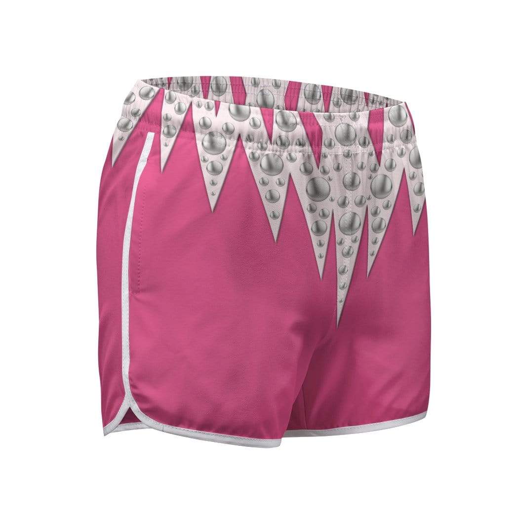 Gearhumans 3D Bedazzled Hot Pink Jumpsuit Custom Women Beach Shorts GN30076 Women Shorts