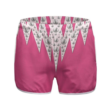 Gearhumans 3D Bedazzled Hot Pink Jumpsuit Custom Women Beach Shorts