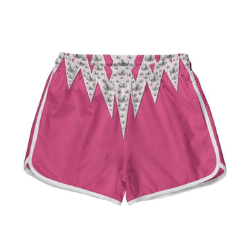 Gearhumans 3D Bedazzled Hot Pink Jumpsuit Custom Women Beach Shorts