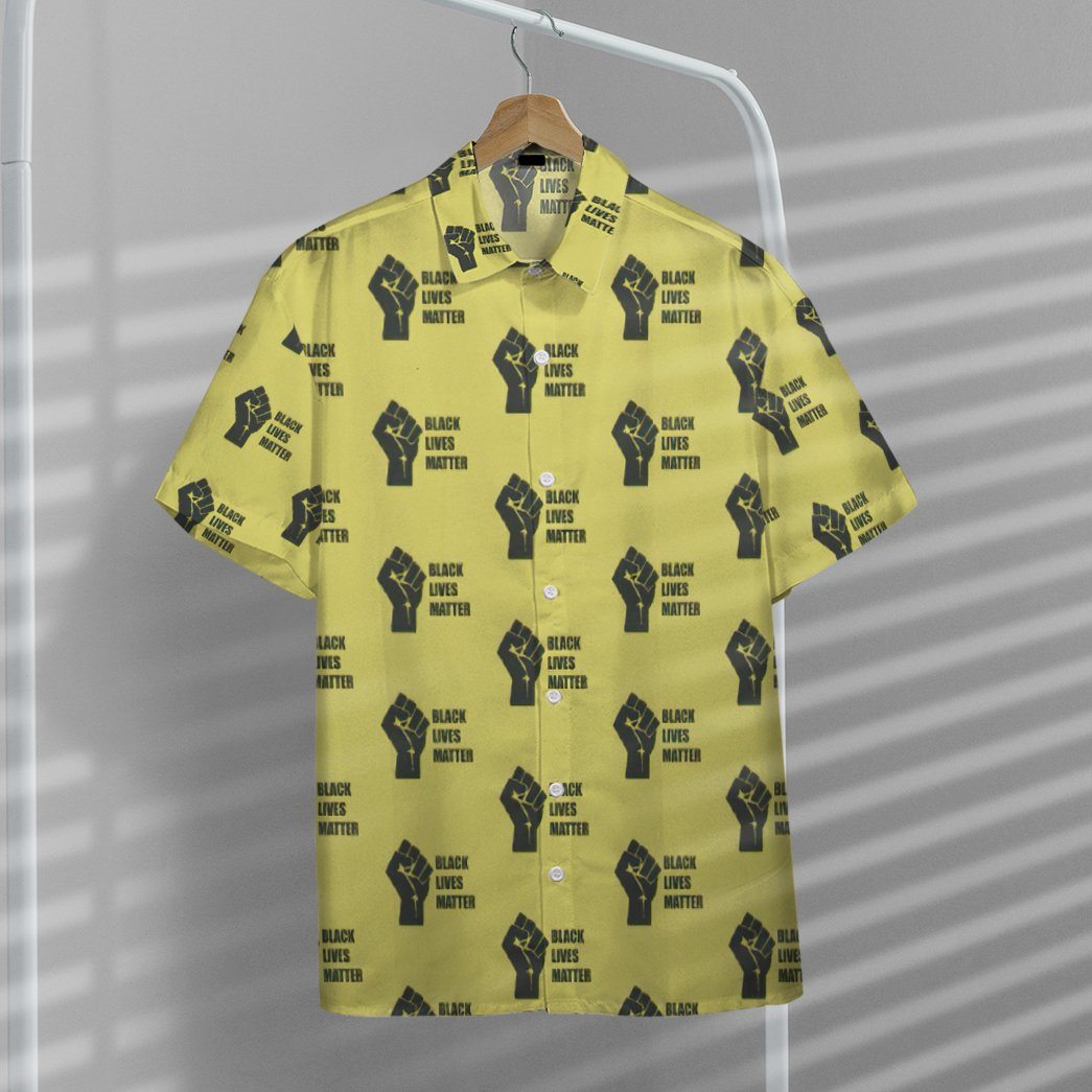 Gearhumans 3D Black Lives Matter Custom Hawaii Shirt GO17052116 Hawai Shirt 