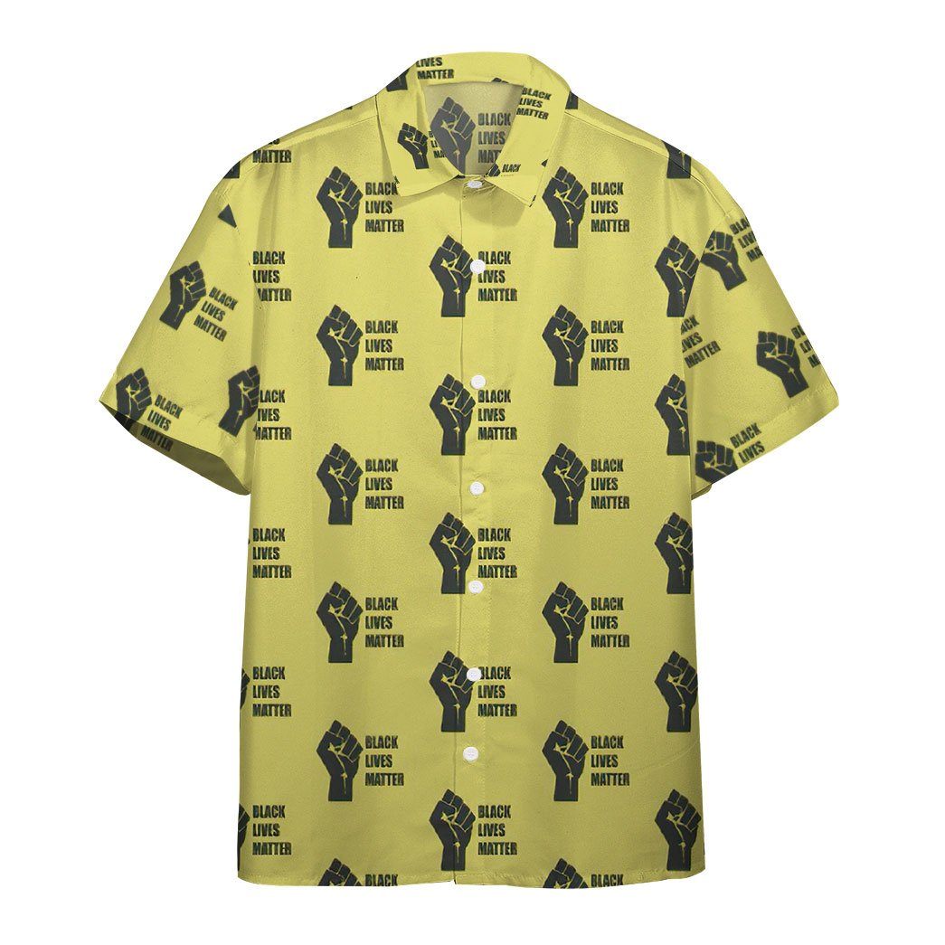 Gearhumans 3D Black Lives Matter Custom Hawaii Shirt GO17052116 Hawai Shirt Short Sleeve Shirt S 