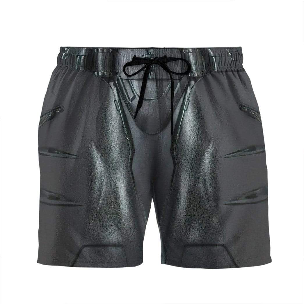 Gearhumans 3D Black Manta Custom Beach Shorts Swim Trunks GL09073 Men Shorts Men Shorts S