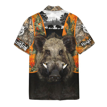 Gearhumans 3D Boar Hunting Hawaii Shirt