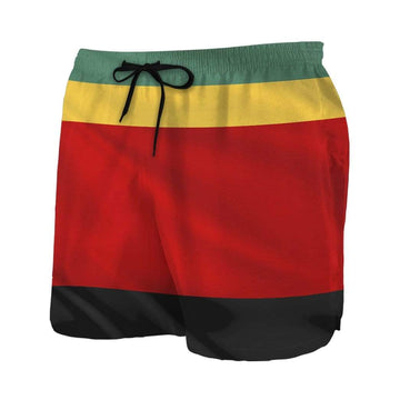 Gearhumans 3D Bob Marley Costume Summer Beach Shorts